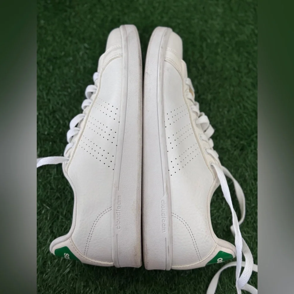 Adidas Cloudfoam Advantage Clean‎ 'Footwear White' AW3914 Size 9.5